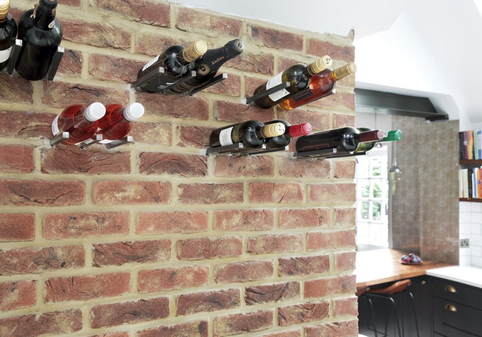 Muswell Hill refurbishment | Fun wine display | Interior Designers